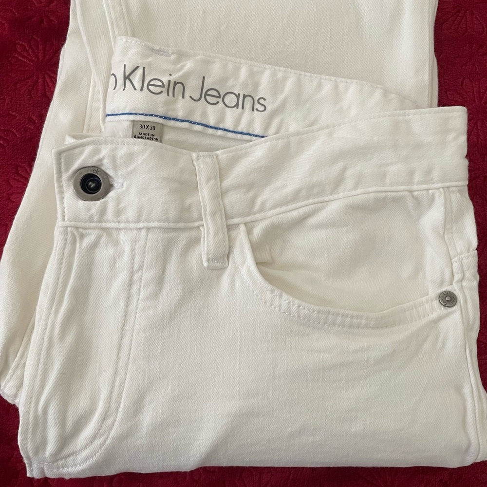 Men’s CALVIN KLEIN Jeans - straight leg, stretch. Worn 1x and washed.
